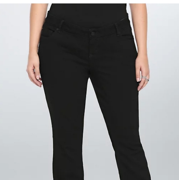 torrid Denim - TORRID BARELY BOOT JEAN - BLACK RINSE Sz 16T